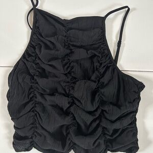 H&M Black Textured Camisole